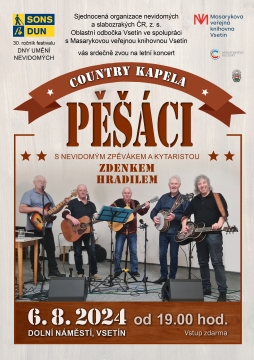 Koncert country kapely Pěšáci