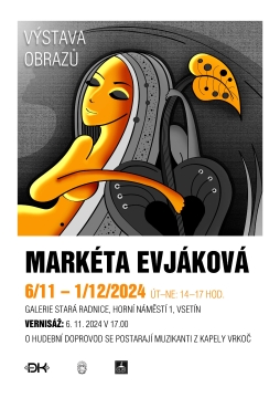 VÝSTAVA OBRAZŮ – MARKÉTA EVJÁKOVÁ 6.11.