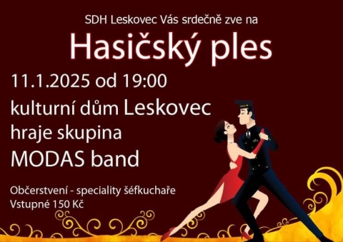 HASIČSKÝ PLES v Leskovci....